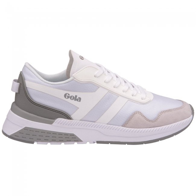 Gola Performance Women's Atomics Sneakers - White/Grey Gola Performance Women's Atomics Sneakers - White/Grey