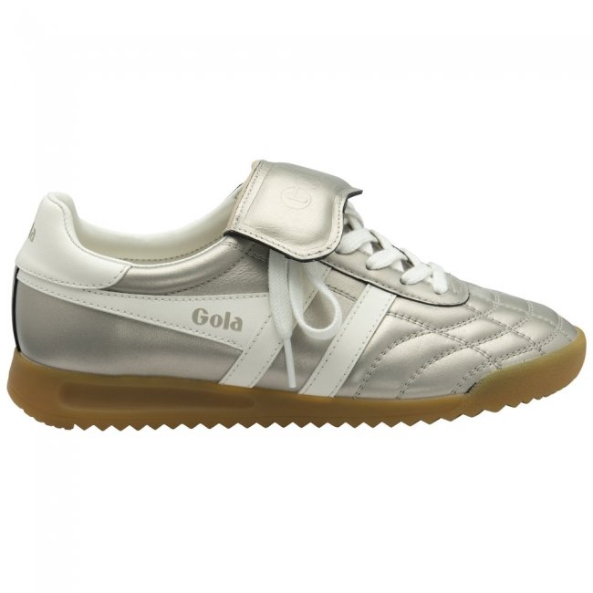 Gola Classics Sheerluxe Women's Stadium '86 Sneakers - Champagne/Off White Gola Classics Sheerluxe Women's Stadium '86 Sneakers - Champagne/Off White