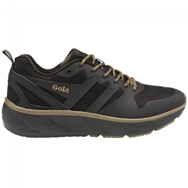 Gola Performance Men's Thunder Sneakers - Black/Khaki Gola Performance Men's Thunder Sneakers - Black/Khaki