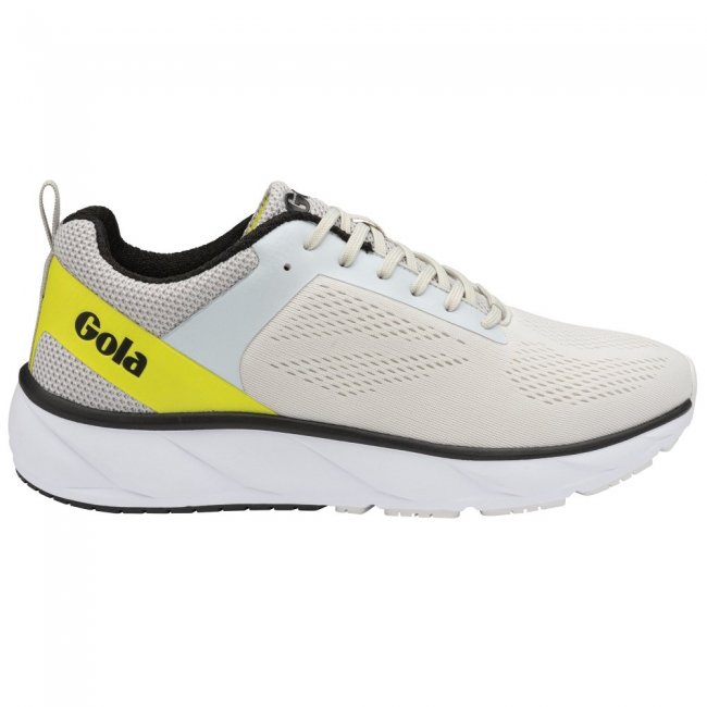 Gola Performance Men's Ultra Speed Sneakers - Arcade White/Volt/Black Gola Performance Men's Ultra Speed Sneakers - Arcade White/Volt/Black