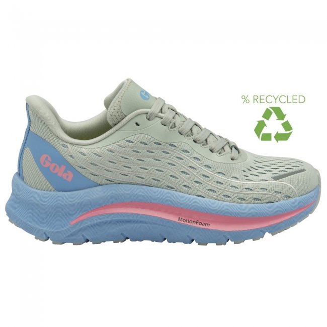 Gola Performance Women's Alzir Speed Sneakers - Light Grey/Vista Blue/Tea Rose Gola Performance Women's Alzir Speed Sneakers - Light Grey/Vista Blue/Tea Rose