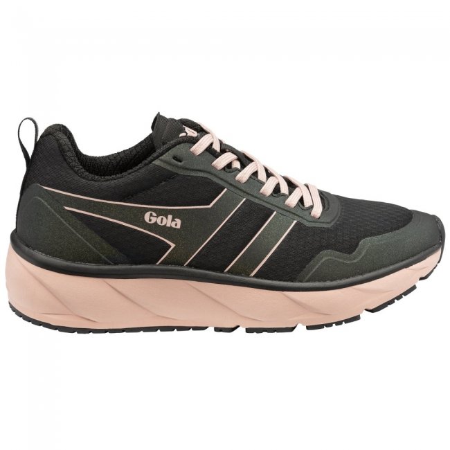 Gola Performance Women's Typhoon Sneakers - Black/Pearl Pink Gola Performance Women's Typhoon Sneakers - Black/Pearl Pink