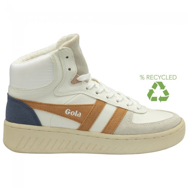 Gola Classics Women's Slam Trident Sneakers - White/Salmon/Moonlight Gola Classics Women's Slam Trident Sneakers - White/Salmon/Moonlight