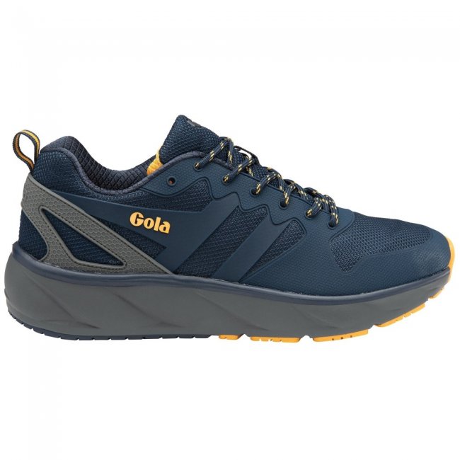 Gola Performance Men's Thunder Sneakers - Navy/Charcoal/Deep Sun Gola Performance Men's Thunder Sneakers - Navy/Charcoal/Deep Sun